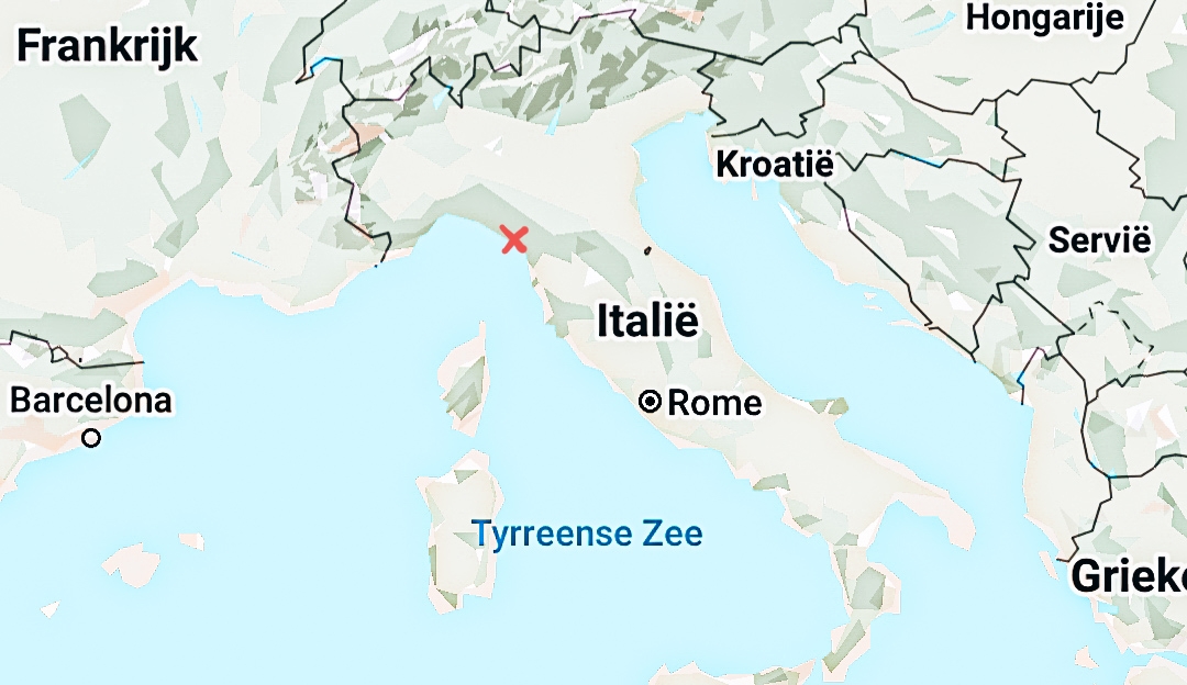 Kaart Italië Cinque Terre