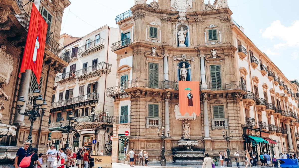 Palermo Italie Quattro Canti Kim Around The World
