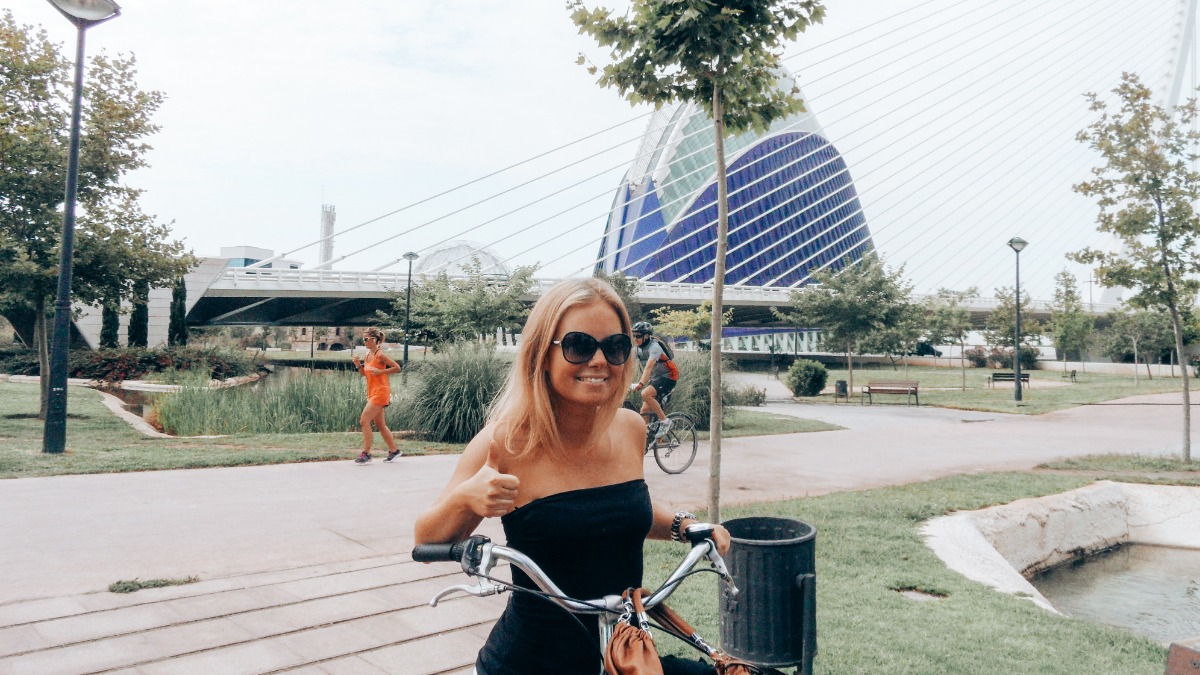 Valencia op de fiets