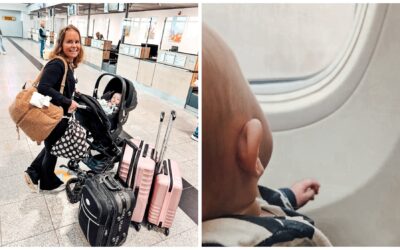 ALLEEN IN HET VLIEGTUIG MET BABY | Zo deed ik het